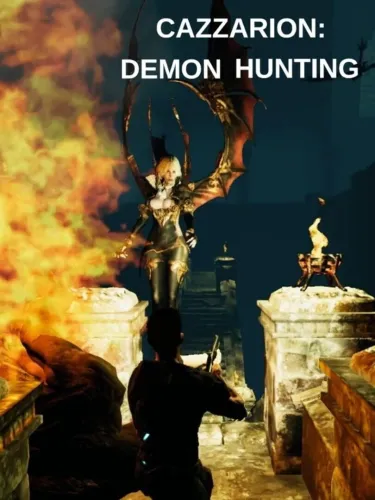 Portada oficial del videojuego Cazzarion: Demon Hunting