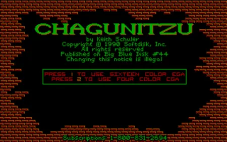 Portada de Chagunitzu