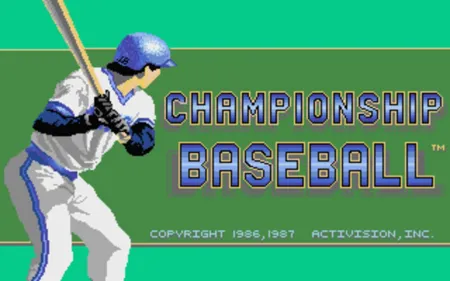 Portada de Championship Baseball