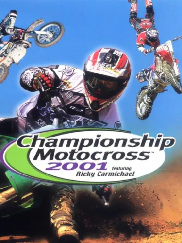 Portada de Championship Motocross 2001 featuring Ricky Carmichael