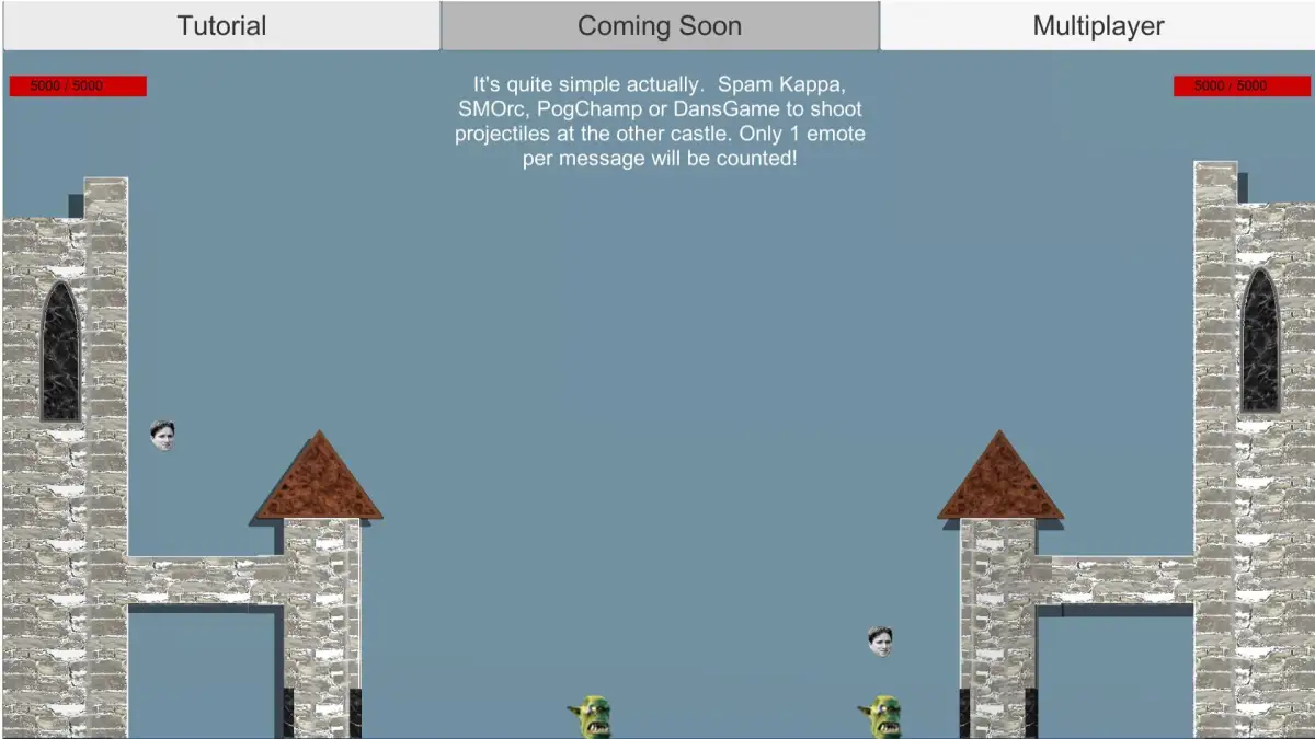 Chat Showdown – A twitch streamer’s game!