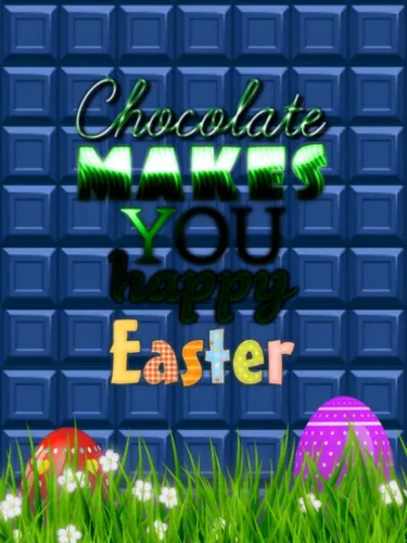 Portada de Chocolate makes you happy: Easter