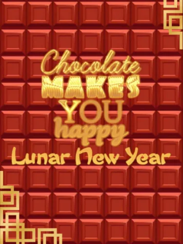 Portada de Chocolate makes you happy: Lunar New Year