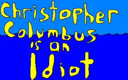 Portada de Christopher Columbus is an Idiot