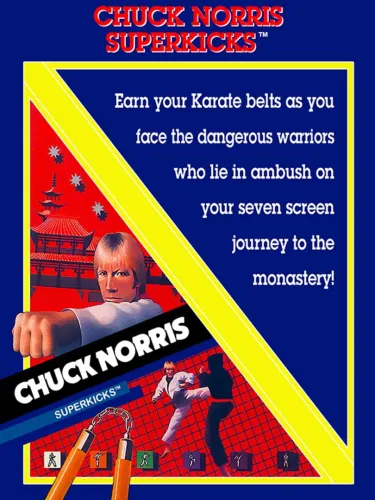 Portada oficial del videojuego Chuck Norris Superkicks