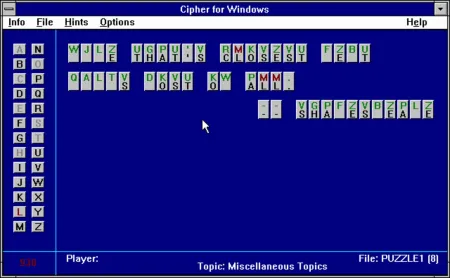 Portada de Cipher for Windows