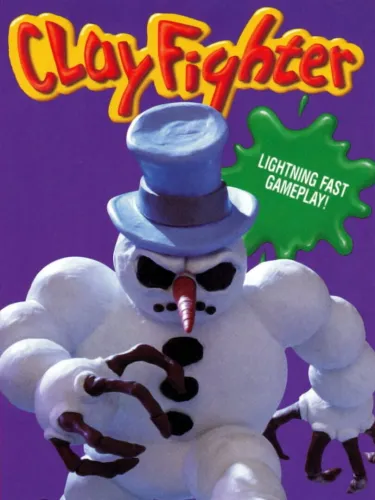 Portada oficial del videojuego ClayFighter