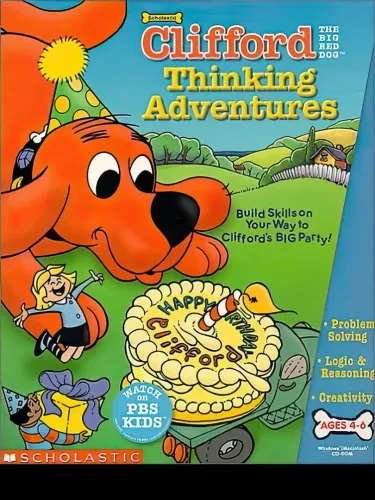 Portada de Clifford the Big Red Dog: Thinking Adventures