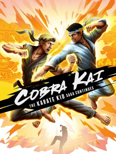 Portada de Cobra Kai: The Karate Kid Saga Continues