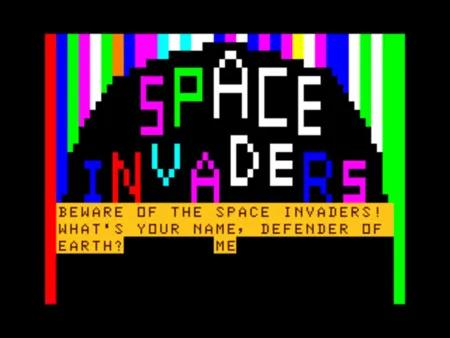 Portada de Color Space Invaders
