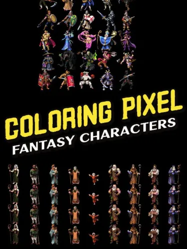 Portada de Coloring Pixel: Fantasy Characters