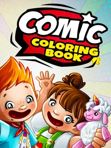Portada de Comic Coloring Book