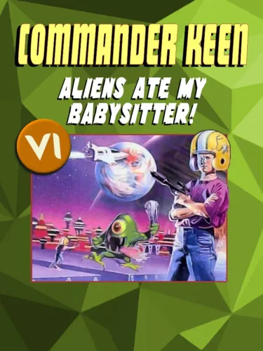 Portada de Commander Keen in Aliens Ate My Baby Sitter!