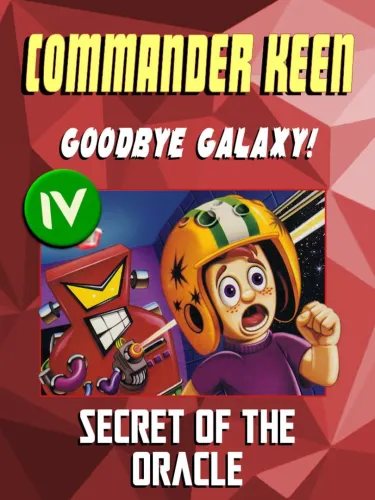 Portada de Commander Keen in Goodbye, Galaxy!: Secret of the Oracle