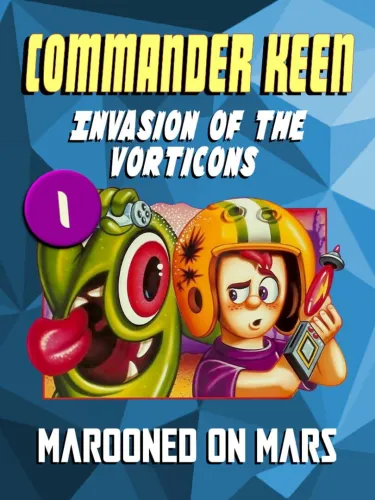 Portada de Commander Keen in Invasion of the Vorticons: Marooned on Mars