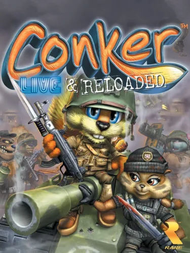 Portada oficial del videojuego Conker: Live & Reloaded