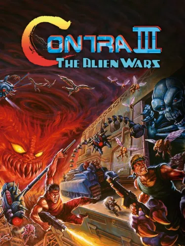Portada de Contra III: The Alien Wars