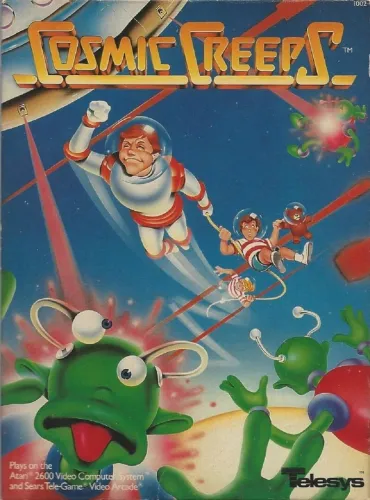 Portada oficial del videojuego Cosmic Creeps