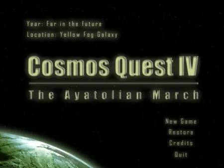 Portada de Cosmos Quest IV: The Ayatolian March