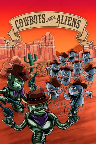 Portada de Cowbots and Aliens