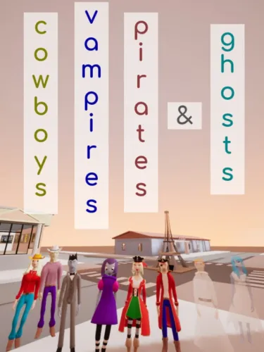 Portada de Cowboys, Vampires, Pirates & Ghosts