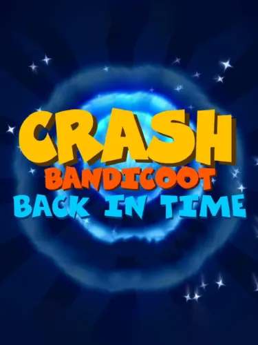 Portada oficial del videojuego Crash Bandicoot: Back In Time