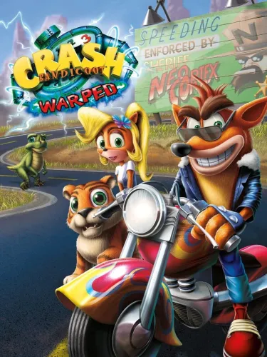 Portada de Crash Bandicoot: Warped