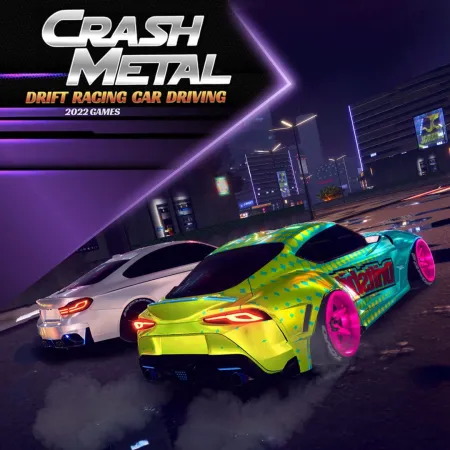 Portada de CrashMetal: Drift Racing Car Driving Simulator