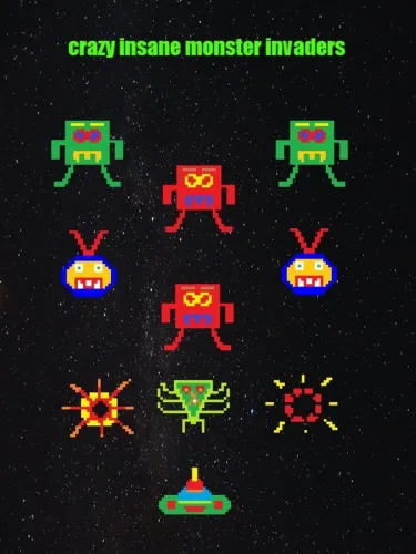 Portada de Crazy Insane Monster Invaders