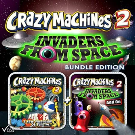 Portada de Crazy Machines 2: Invaders from Space – Bundle Edition