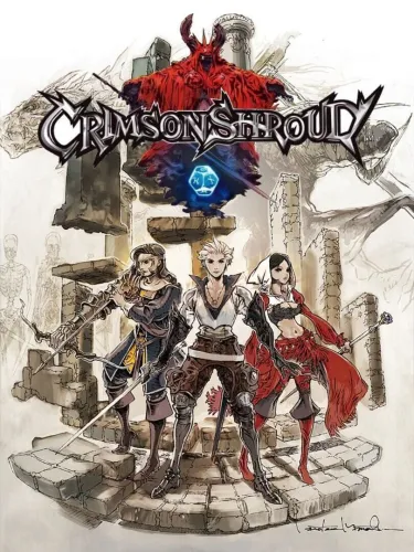 Portada de Crimson Shroud