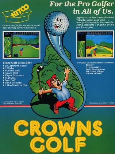 Portada oficial del videojuego Crowns Golf