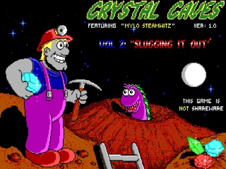 Portada de Crystal Caves Volume 2: Slugging it Out