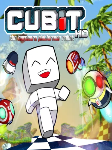 Portada de Cubit the Hardcore Platformer Robot HD