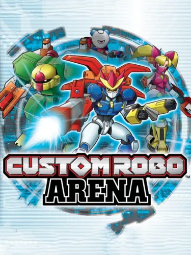 Portada oficial del videojuego Custom Robo Arena