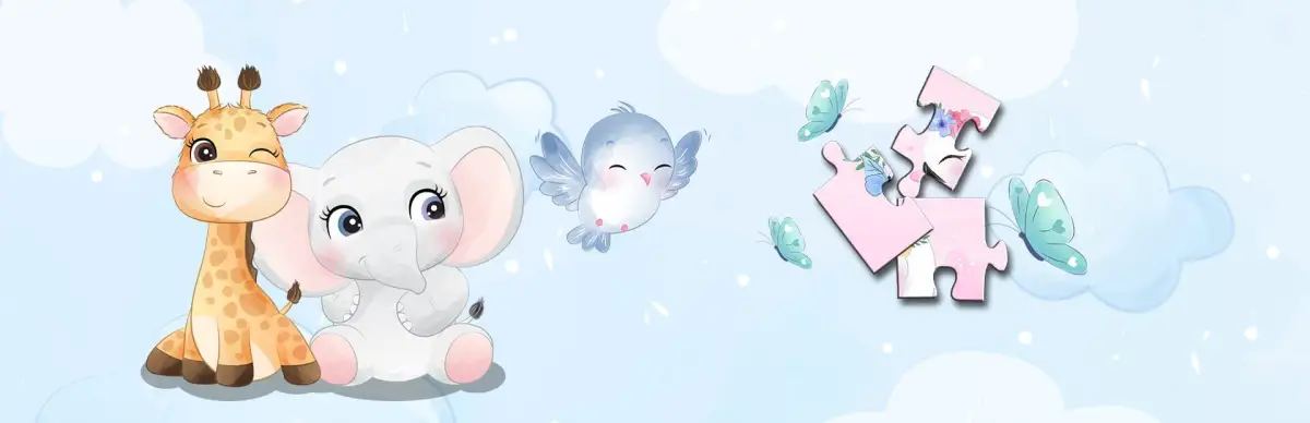 Cute animal jigsaw puzzle