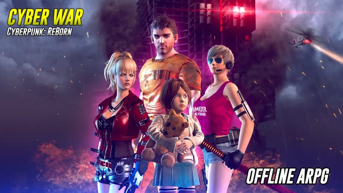 Portada de Cyber War: Cyberpunk Reborn