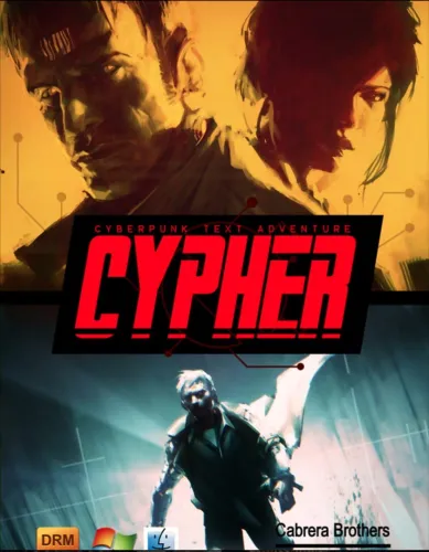 Portada de Cypher: Cyberpunk Text Adventure