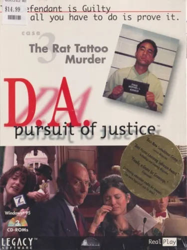 Portada de D.A.: Pursuit of Justice – The Rat Tattoo Murder