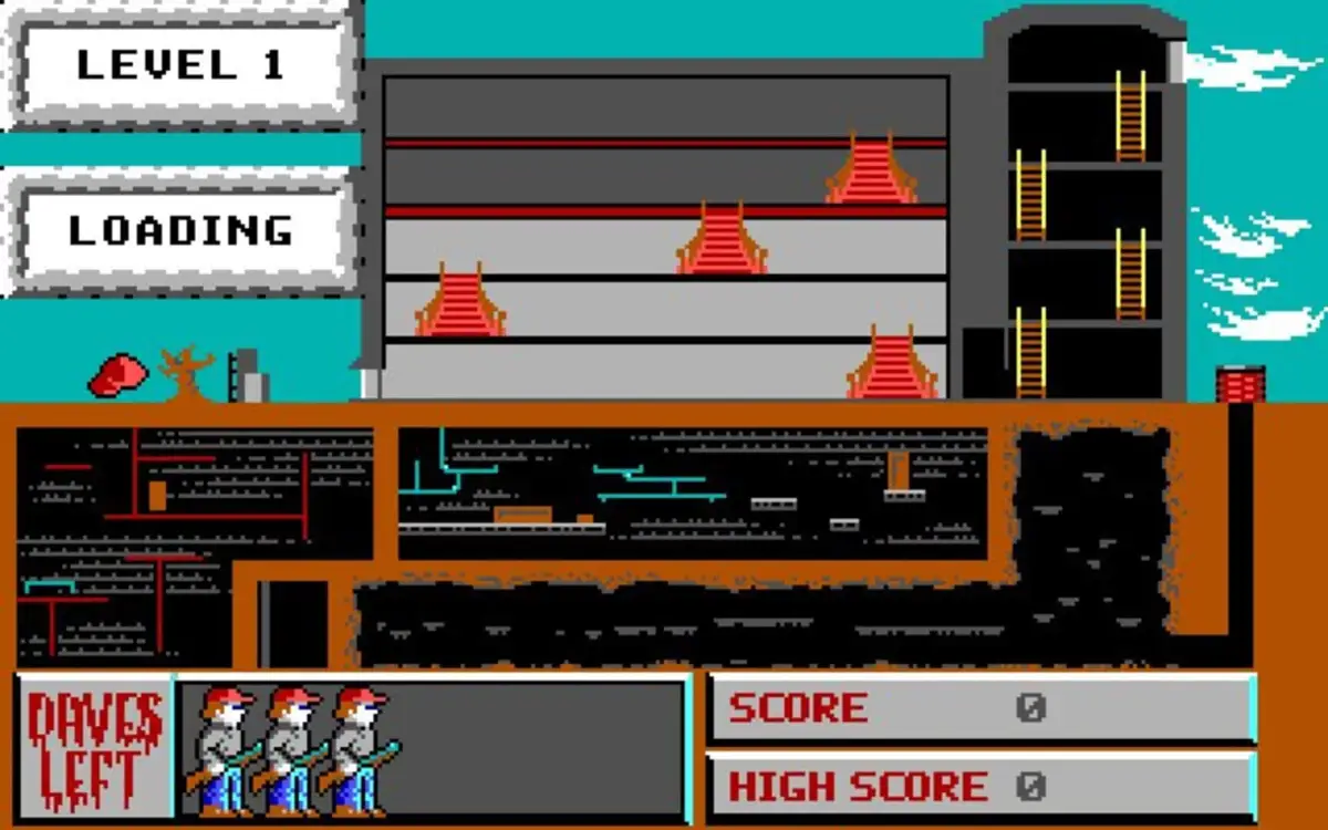 Dangerous Dave in the Haunted Mansion