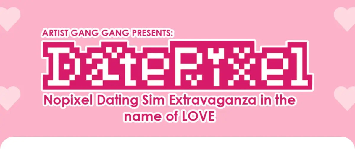 Portada de Datepixel: A Nopixel Dating Sim