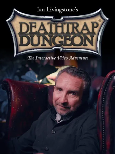 Portada de Deathtrap Dungeon: The Interactive Video Adventure