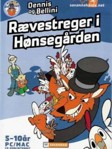 Portada de Dennis og Bellini: Rævestreger i Hønsegården
