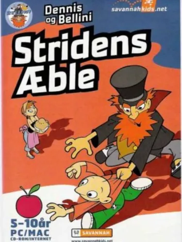 Portada de Dennis og Bellini: Stridens Æble
