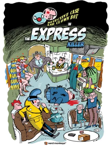 Portada de Detective Case and Clown Bot in: The Express Killer