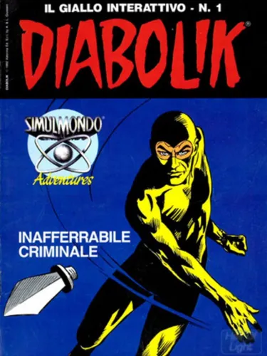 Portada de Diabolik 01: Inafferrabile Criminale