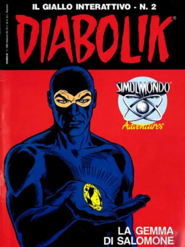 Portada de Diabolik 02: La Gemma di Salomone