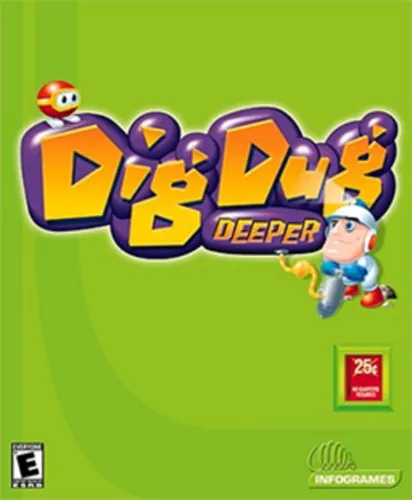 Portada de Dig Dug Deeper