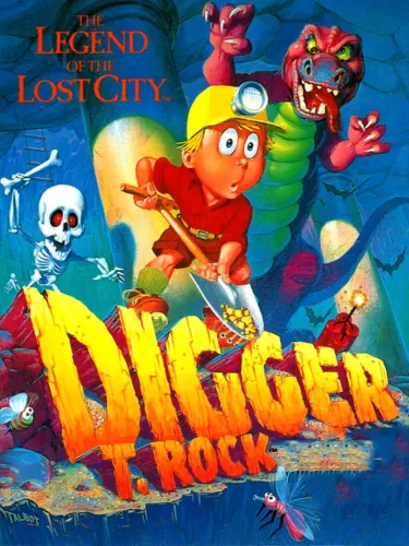 Portada de Digger T. Rock: The Legend of the Lost City
