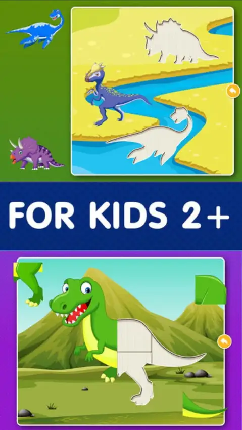 Dinosaur Games: Puzzle for Kids & Toddlers